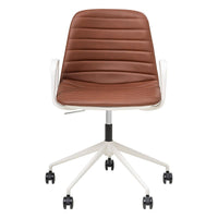 Sofia Chair with Gas Lift (with Tilt) Castor Base and Arms-Elite Office Furniture