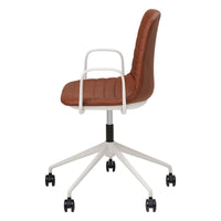 Sofia Chair with Gas Lift Castor Base and Arms-Elite Office Furniture