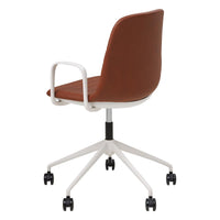 Sofia Chair with Gas Lift (with Tilt) Castor Base and Arms-Elite Office Furniture