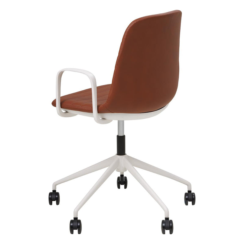 Sofia Chair with Gas Lift Castor Base and Arms-Elite Office Furniture
