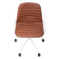 Sofia Chair with Gas Lift (with Tilt) Castor Base and Arms-Elite Office Furniture