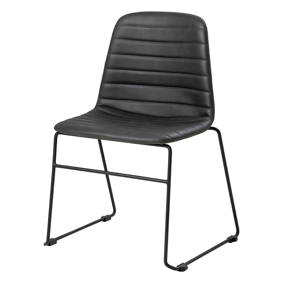 Sofia Chair with Sled Powdercoated Base-Elite Office Furniture