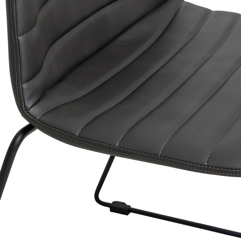 Sofia Chair with Sled Powdercoated Base-Elite Office Furniture