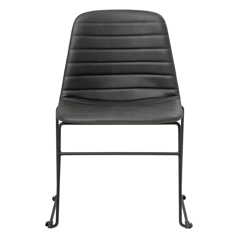 Sofia Chair with Sled Powdercoated Base-Elite Office Furniture