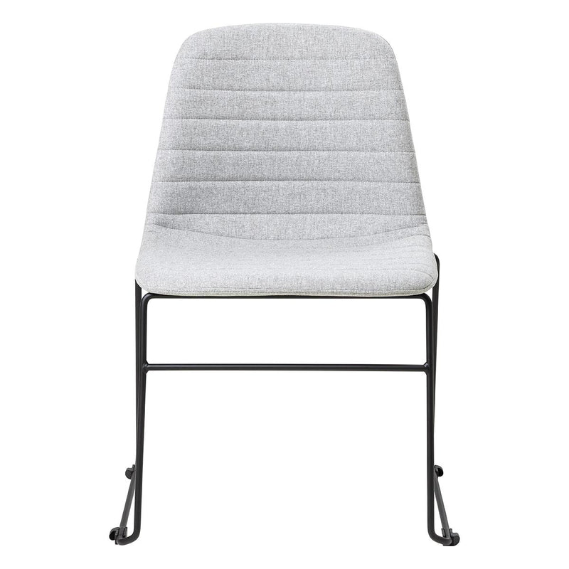 Sofia Chair with Sled Powdercoated Base-Elite Office Furniture