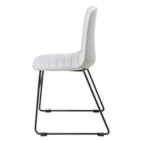 Sofia Chair with Sled Powdercoated Base-Elite Office Furniture
