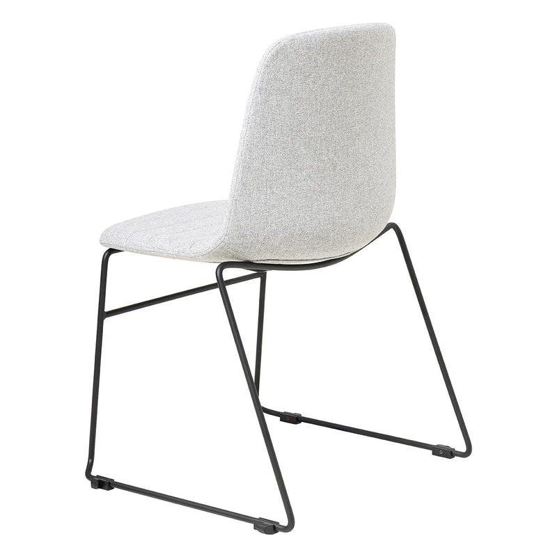 Sofia Chair with Sled Powdercoated Base-Elite Office Furniture