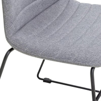 Sofia Chair with Sled Powdercoated Base-Elite Office Furniture