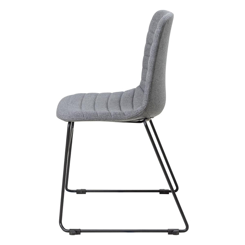 Sofia Chair with Sled Powdercoated Base-Elite Office Furniture