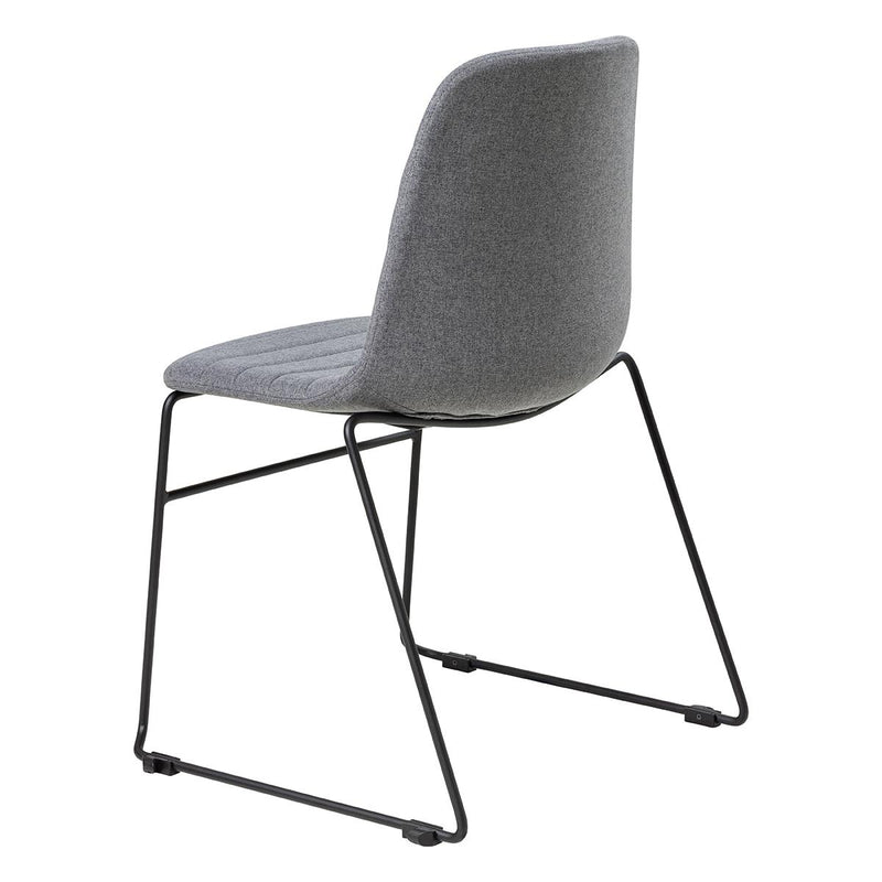 Sofia Chair with Sled Powdercoated Base-Elite Office Furniture