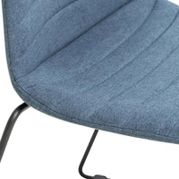 Sofia Chair with Sled Powdercoated Base-Elite Office Furniture