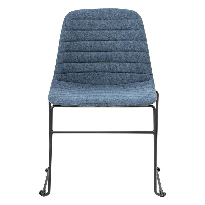 Sofia Chair with Sled Powdercoated Base-Elite Office Furniture