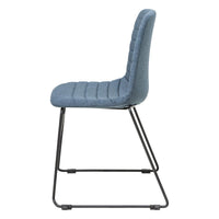 Sofia Chair with Sled Powdercoated Base-Elite Office Furniture