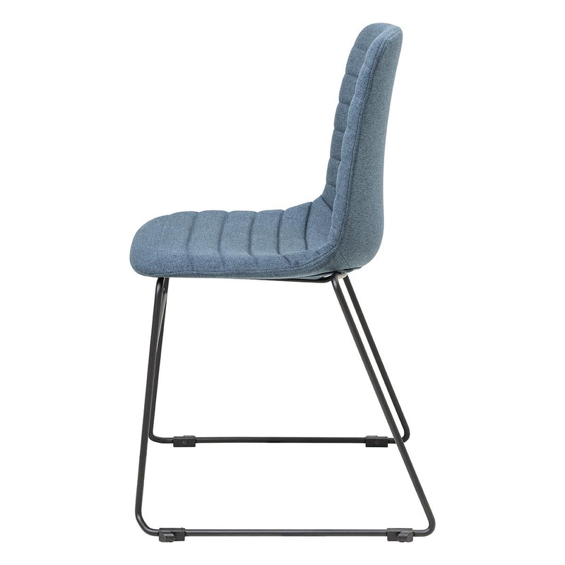 Sofia Chair with Sled Powdercoated Base-Elite Office Furniture