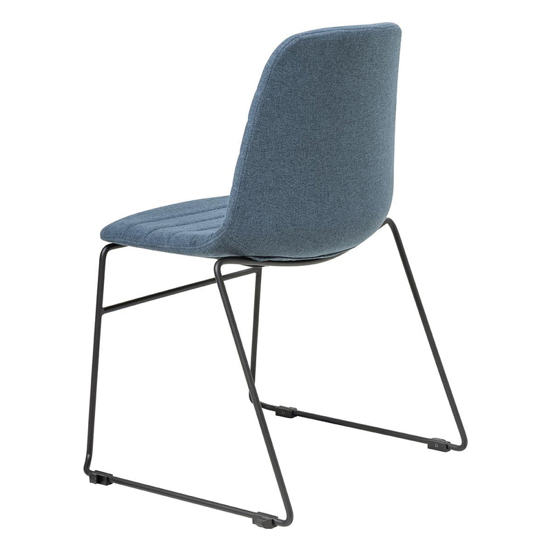 Sofia Chair with Sled Powdercoated Base-Elite Office Furniture