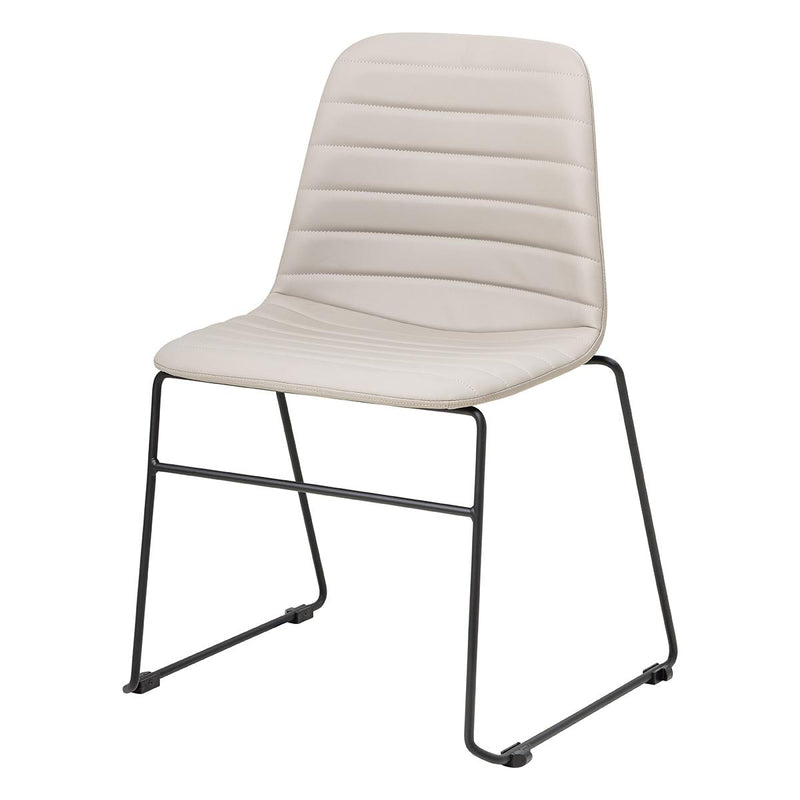 Sofia Chair with Sled Powdercoated Base-Elite Office Furniture