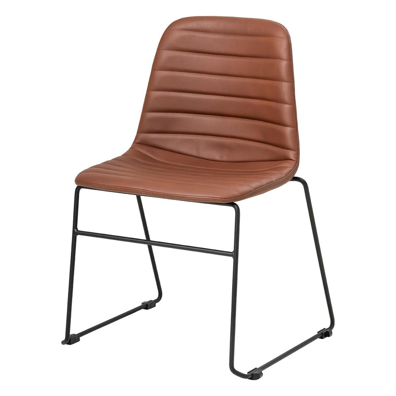 Sofia Chair with Sled Powdercoated Base-Elite Office Furniture