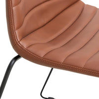 Sofia Chair with Sled Powdercoated Base-Elite Office Furniture