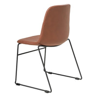 Sofia Chair with Sled Powdercoated Base-Elite Office Furniture