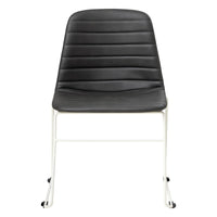 Sofia Chair with Sled Powdercoated Base-Elite Office Furniture