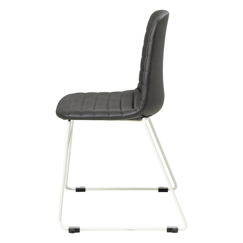 Sofia Chair with Sled Powdercoated Base-Elite Office Furniture