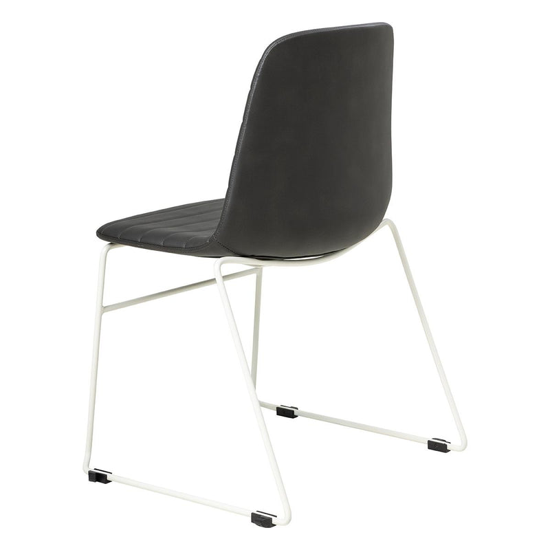 Sofia Chair with Sled Powdercoated Base-Elite Office Furniture