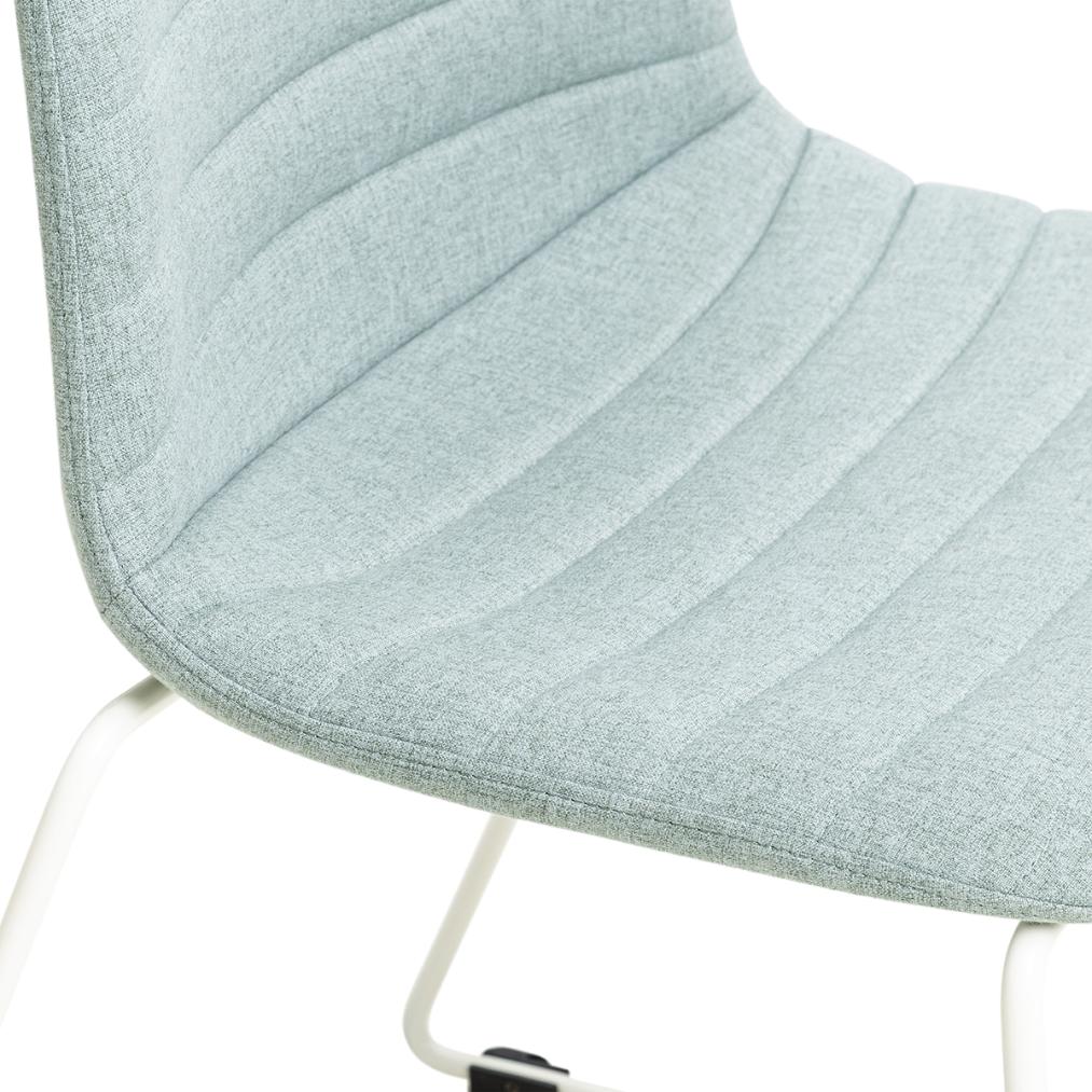 Sofia Chair with Sled Powdercoated Base