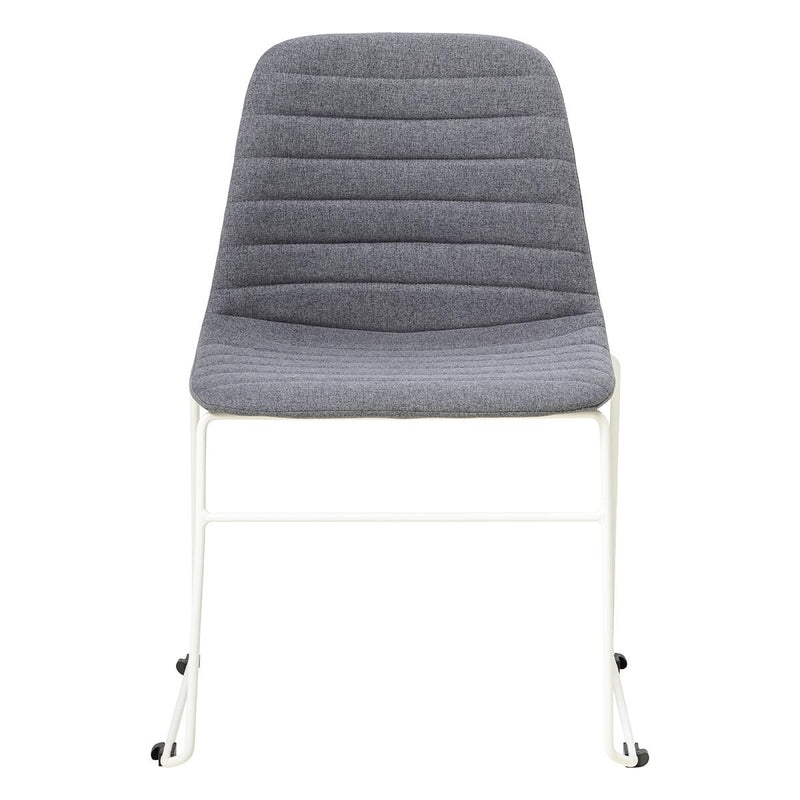 Sofia Chair with Sled Powdercoated Base-Elite Office Furniture