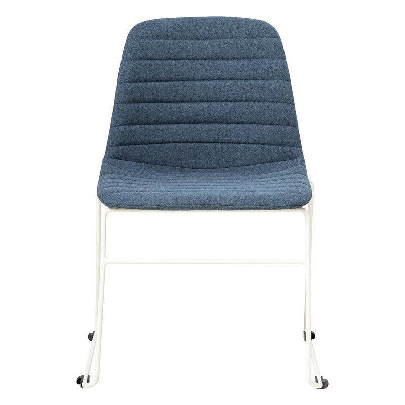 Sofia Chair with Sled Powdercoated Base-Elite Office Furniture