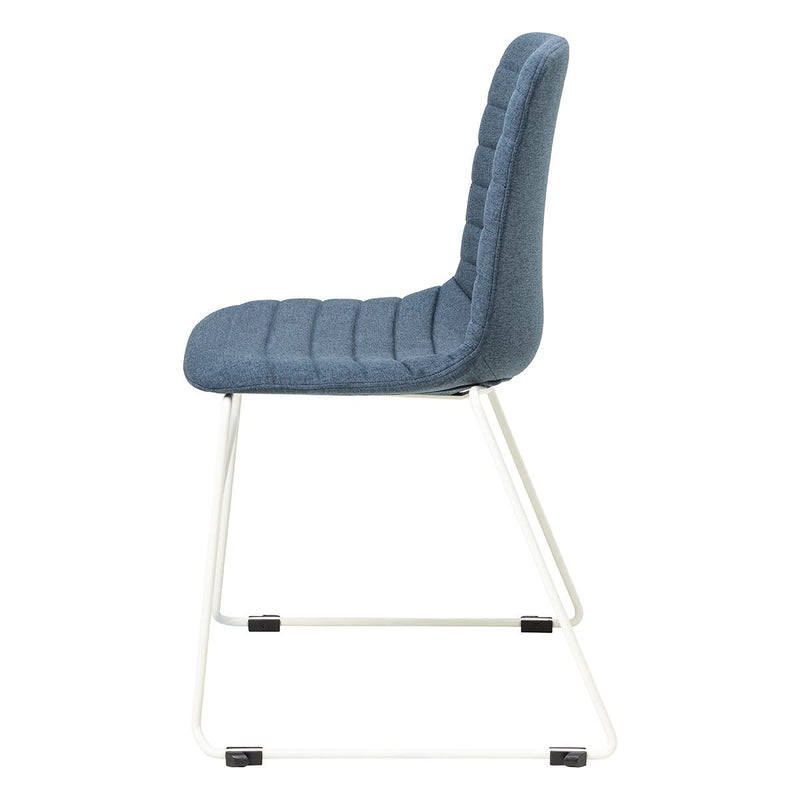 Sofia Chair with Sled Powdercoated Base-Elite Office Furniture