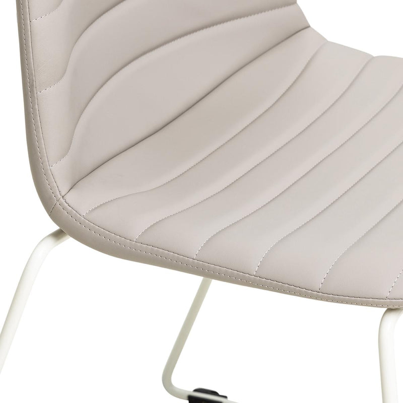 Sofia Chair with Sled Powdercoated Base-Elite Office Furniture