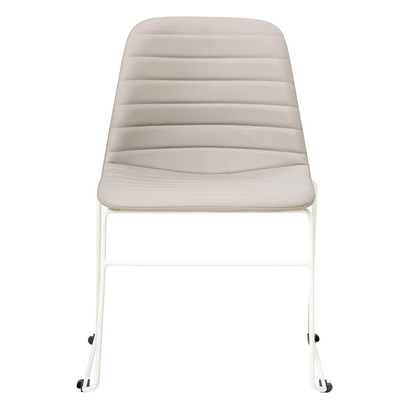 Sofia Chair with Sled Powdercoated Base-Elite Office Furniture