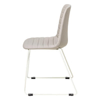 Sofia Chair with Sled Powdercoated Base-Elite Office Furniture