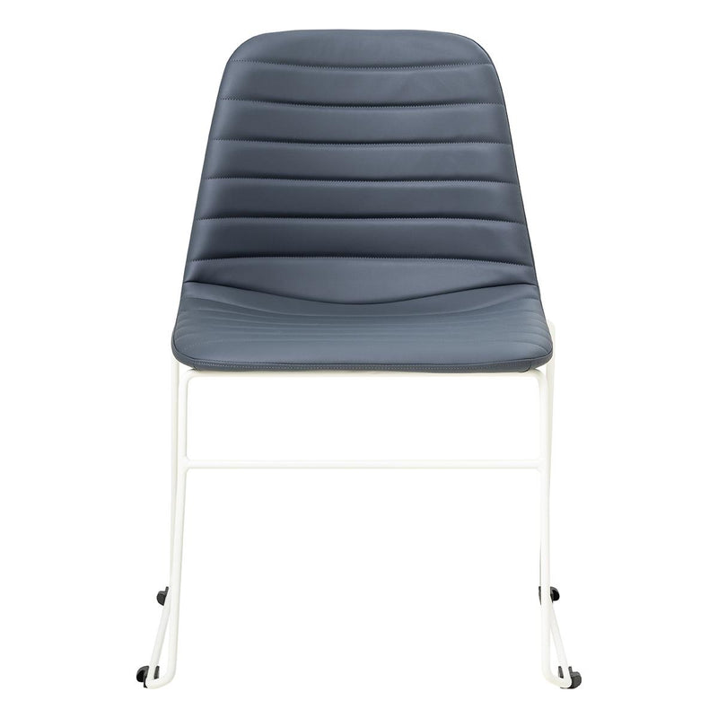 Sofia Chair with Sled Powdercoated Base-Elite Office Furniture