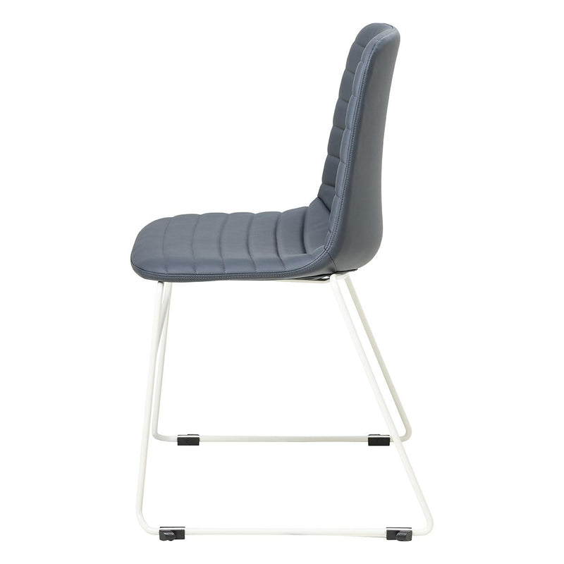 Sofia Chair with Sled Powdercoated Base-Elite Office Furniture