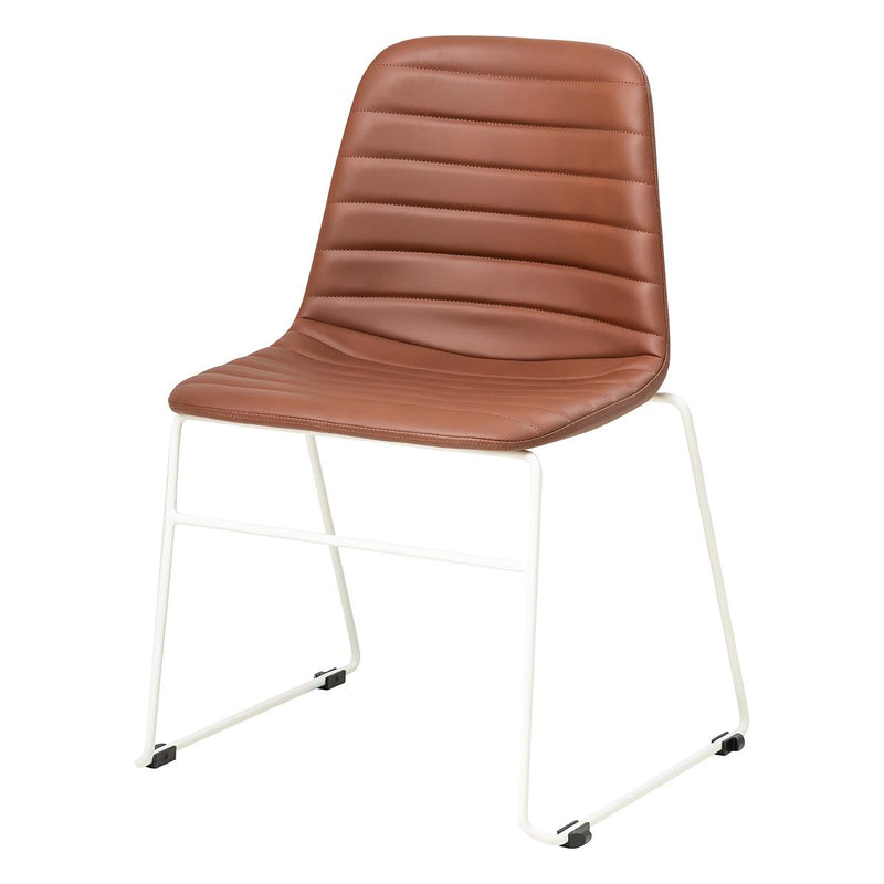 Sofia Chair with Sled Powdercoated Base-Elite Office Furniture