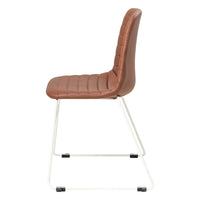 Sofia Chair with Sled Powdercoated Base-Elite Office Furniture