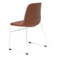 Sofia Chair with Sled Powdercoated Base-Elite Office Furniture