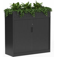 Nevada Tambour Cabinet with Planter Box