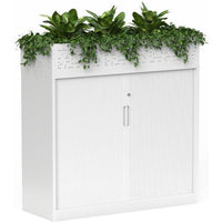 Nevada Tambour Cabinet with Planter Box