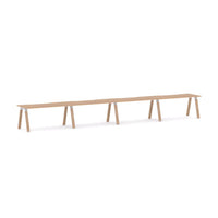 Plantation 4-Person Single-sided Desk Workstation
