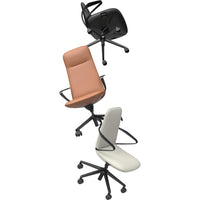 Nico Executive Boardroom Chair with Fixed Arms