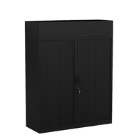 Steelco Tambour Door Cabinet 1200H x 900W (3 Shelves)