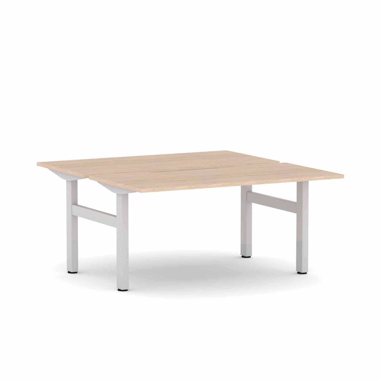 Klass Fixed 2-Person Double-sided Desk Workstation