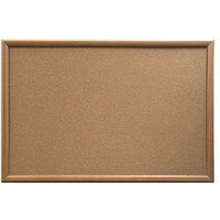 Oak Finish Frame Cork Pinboard