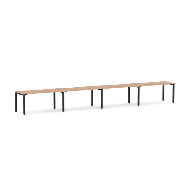 Axis 4-Person Single-sided Desk Workstation