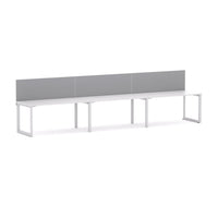 Anvil 3 User Single-Sided Desks, 50x50mm Triangular Loop Leg Design. Includes: Edge25 Screen