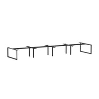 Anvil 8-Person Double-sided Desk Workstation Frame Only