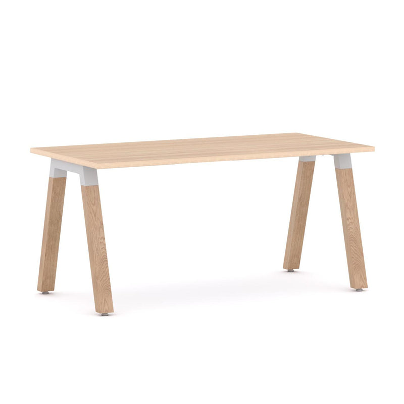 Plantation Straight Workstation Oak