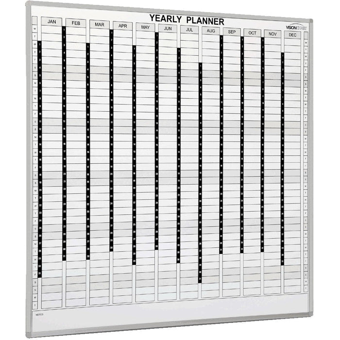Perpetual Year Magnetic Whiteboard Planner